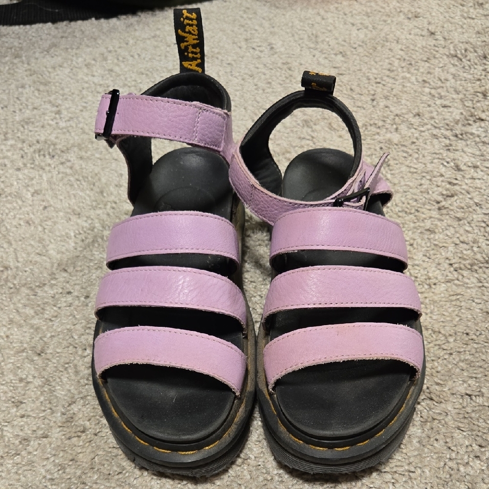 Dr. Martens Lilac Strappy Sandals